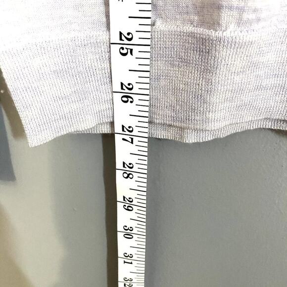 Banana Republic Light Blue 100% Merino Wool Turtleneck Classic Sweater L - Picture 5 of 7